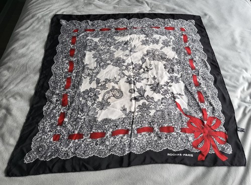 Rochas paris scarf vintage pre - paris,