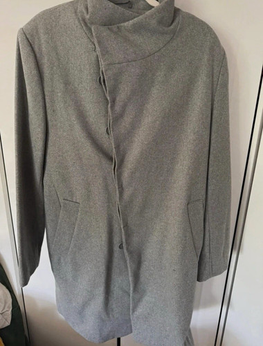Man men grey wool blend - wool,