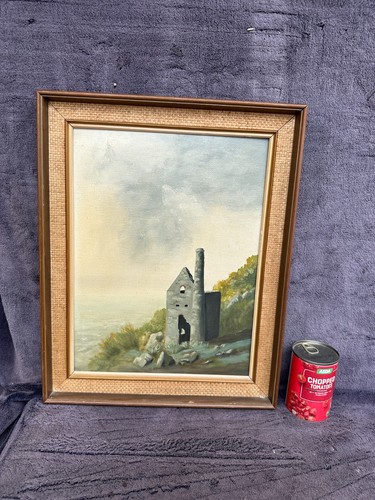 Vintage framed oil painting - framed,