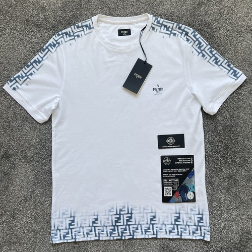 Fendi white blue monogram - fendi,