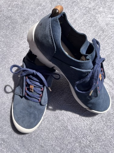 Ladies clarks navy nubuck - clarks,