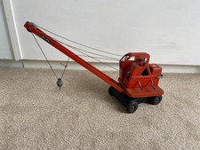VINTAGE TRI-ANG JONES KL44 CRANE METAL TOY MADE IN GREAT BRITAIN. please read