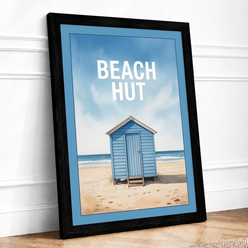 Solitary beach hut - beach,