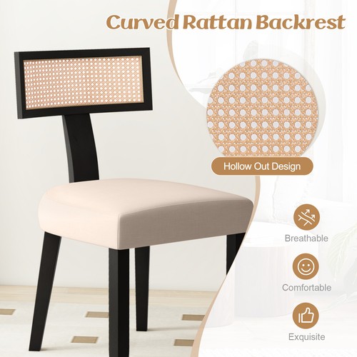 Dining chairs linen fabric - dining,