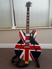 Benson full size union jack electric guitar 6 string