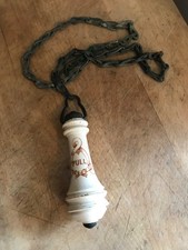 Antique 19th Century Victorian Toilet Pull & Chain The Utility Patent No 83870