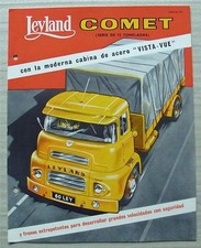 LEYLAND COMET TRUCK Commercial Vehicle Sales Brochure May 1960 #777 SPANISH TEXT