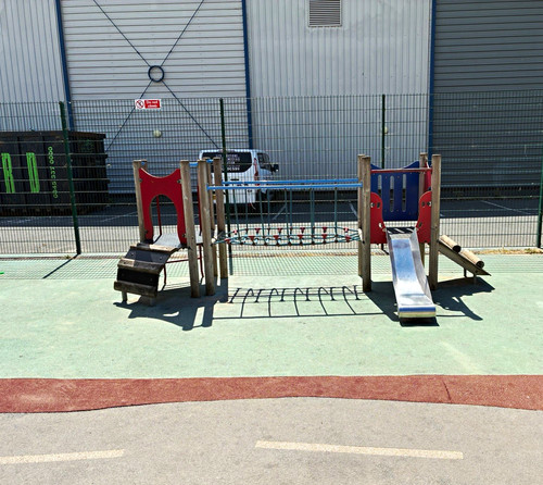 Wooden kids outdoor playground - wooden,