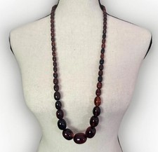 Vtg Dark Cherry Red Amber