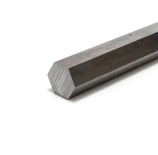 A4 316 Stainless Steel Bar Hexagon Hex 25mm A/F x 100mm Long Marine Grade 63/64"