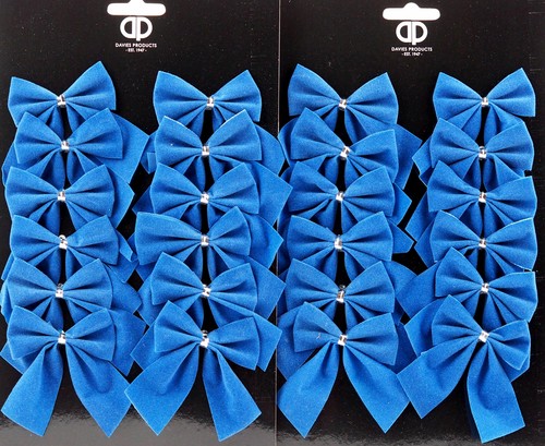 Mini navy blue bows - mini,