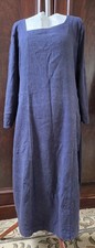 Sahara Blue Linen Blend Midi