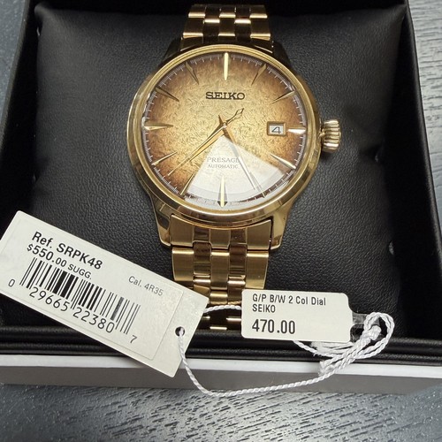 Seiko presage srpk48j1 half - seiko,