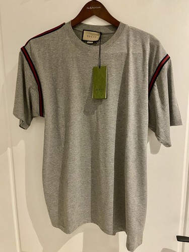 Bnwt men gucci grey tshirt - gucci,