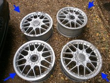 AUDI TT 18" BBS RS2 GENUINE ORIGINAL ALLOY WHEELS WHEEL ALLOYS HUB CAP OEM MK1