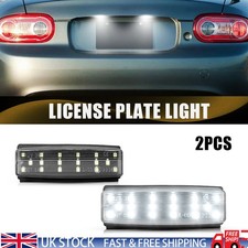 LED License Number Plate Light For Mazda MX-5 Miata Roadster MK III NC 2005-2015