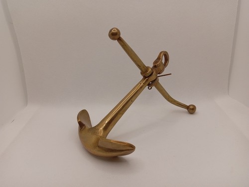 Antique brass anchor nautical - antique,