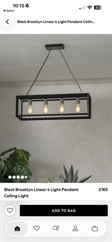 Next black brooklyn linear 4 - black,