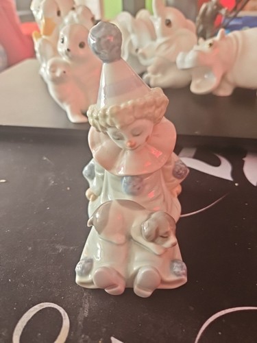 Vintage lladro child clown - vintage,