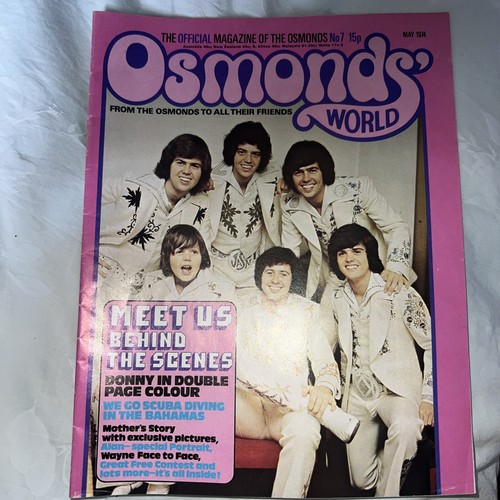 Osmonds world magazine may - magazine,