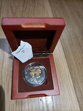 Gilded Yotsuba (404 girl) You're Here Forever 1 oz Silver Round HoloAnon #84