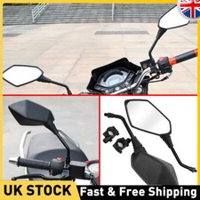 7/8" Motorcycle Rearview Side Mirrors For Handle Bar Honda Kawasaki Suzuki ATVs