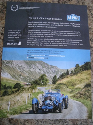 Alpine trial endurance rally - trial,