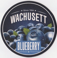 Wachusett Brewing Co Blueberry Fresh On Tap Beer Coaster Westminster MA