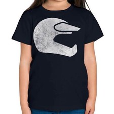MOTO X HELMET DISTRESSED PRINT KIDS T-SHIRT VINTAGE STYLE DESIGN TOP MOTOCROSS