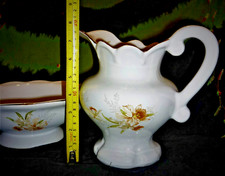 8" CHUNKY WASH JUG & BOWL K.H