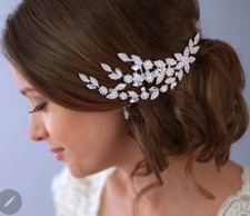 Ladies Bride Bridal Bridesmaid Comb Tiara Hair Accessory Headband Headdress