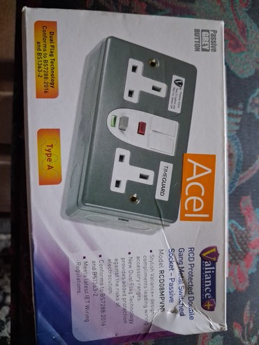 Rcd protected double gang - rcd,