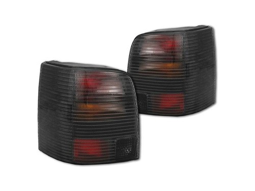 Black smoked tail lights - lights, hella