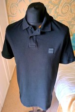 Hugo Boss Passenger Patch Polo Xl Slim Fit Black