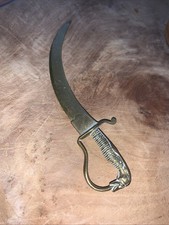 Trench Art Brass Cast Letter