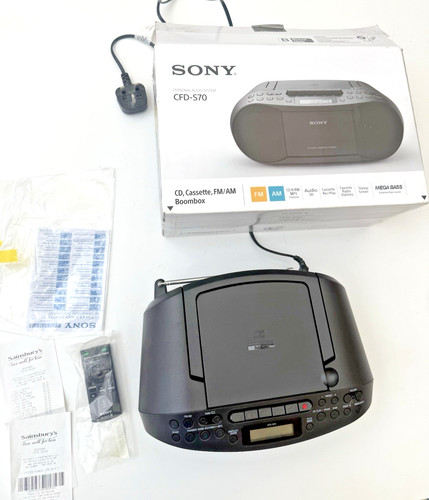 Sony cfd s70 black - black, cd