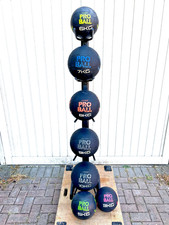 Jordan Set of 7 Commercial Medicine Balls and Rack  in excellent condition