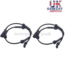 2PCS ABS Wheel Speed Sensor Front Left Right For Primastar Vivaro Trafic UK