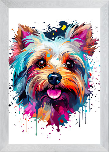Yorkshire terrier colorful - yorkshire,