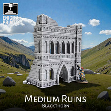 Medium Ruins - 28mm 3d Printed