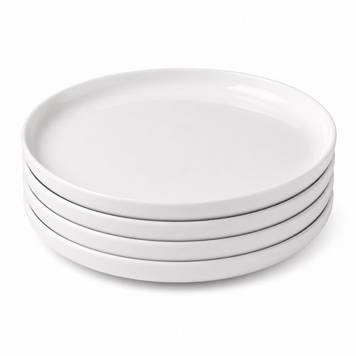 Set white porcelain side - of,
