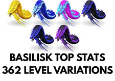 Basilisk TOP STATS 362 LEVEL