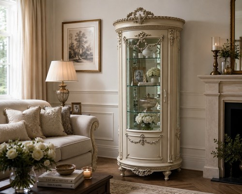 Antique cream gold - &,