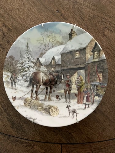 Collectors plate the yule log - the,