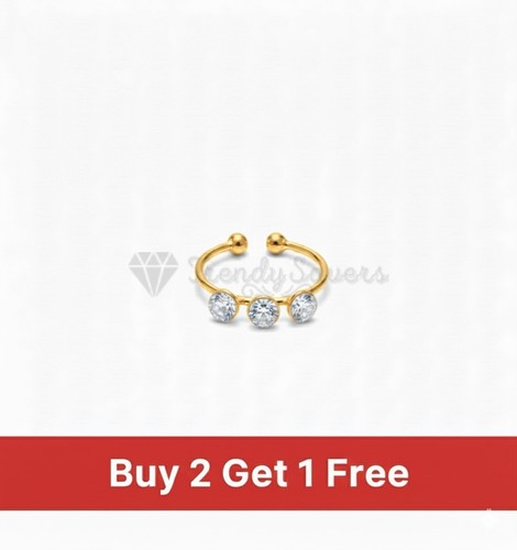 Fake nose ring - 3, gem