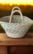 Straw Tote Bag, Bucket Summer