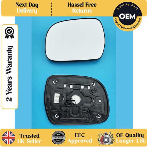 Wing mirror glass with heated - with,