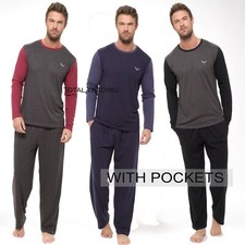 Mens Pyjama Long Sleeve Top