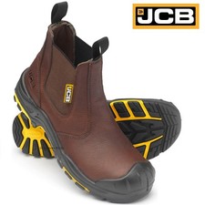 JCB MENS BROWN LEATHER DEALER