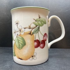 Vintage Ashberry St Michael Pear Cherries Plums & Strawberries fine china Mug